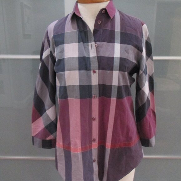 Burberry Tops - Burberry Brit Button Front 3/4 Sleeve Shirt